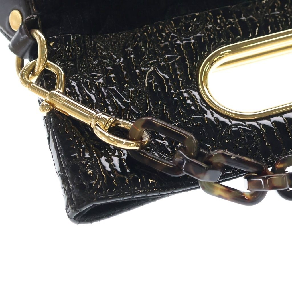 Louis Vuitton Monogram Motade Before Dark 2-Way Chain Shoulder Bag Black — view 6