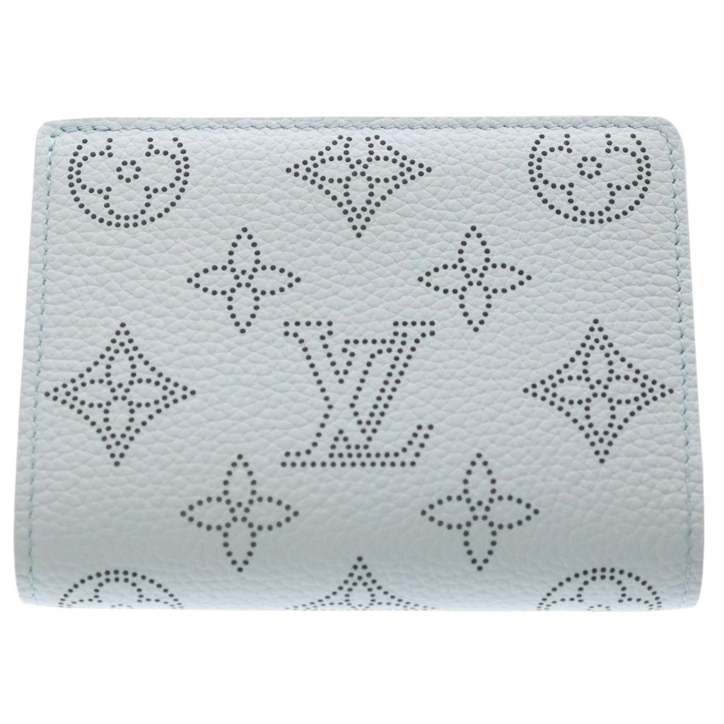 Louis Vuitton Monogram Mahina Portefeuille Clair Compact Wallet Bifold Light