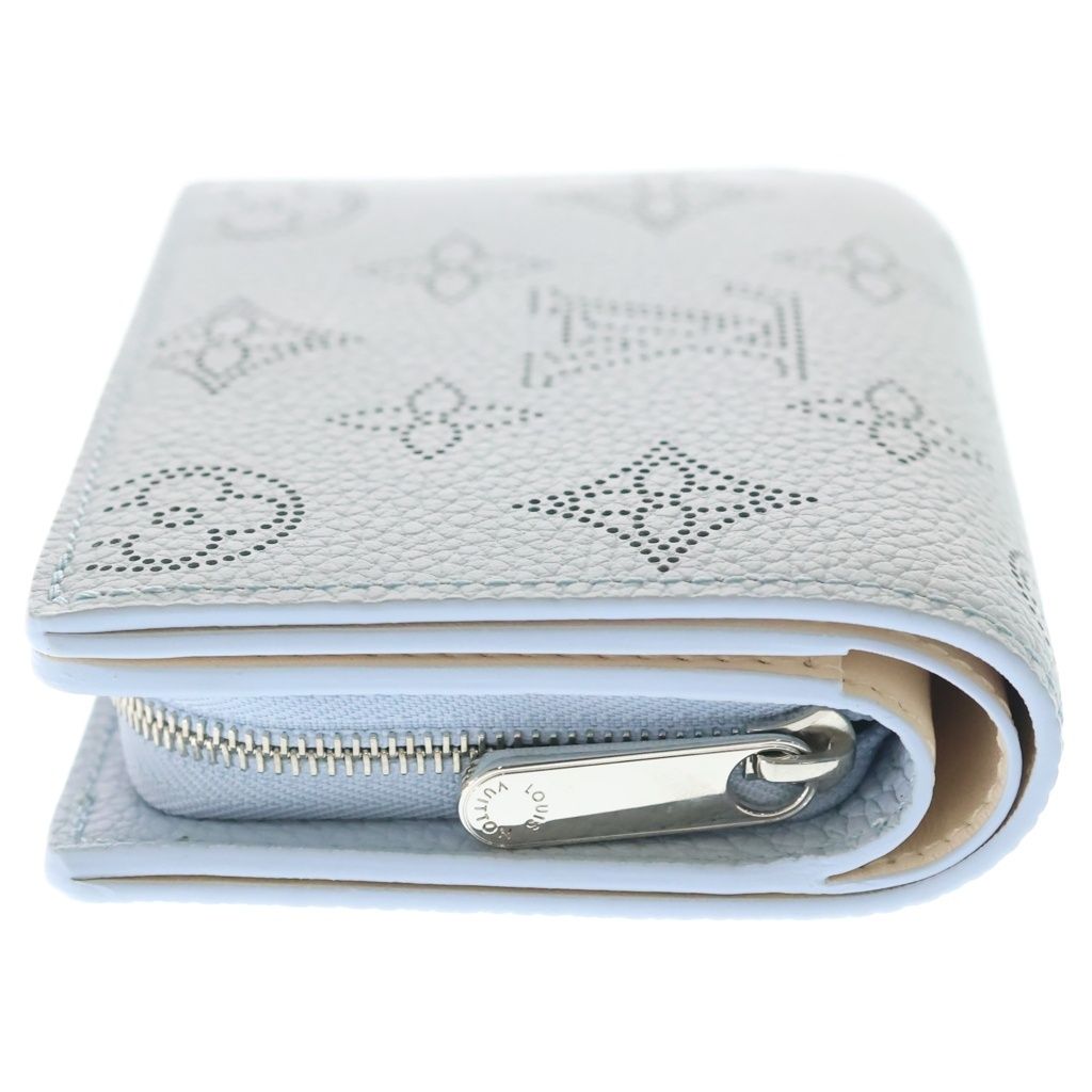 Louis Vuitton Monogram Mahina Portefeuille Clair Compact Wallet Bifold Light — view 3