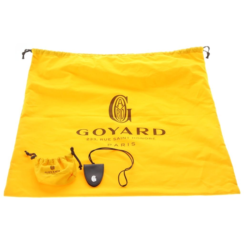 Goyard Saint Louis GM Tote Back Leather Brown Black — view 8