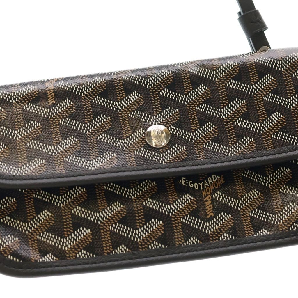 Goyard Saint Louis GM Tote Back Leather Brown Black — view 6