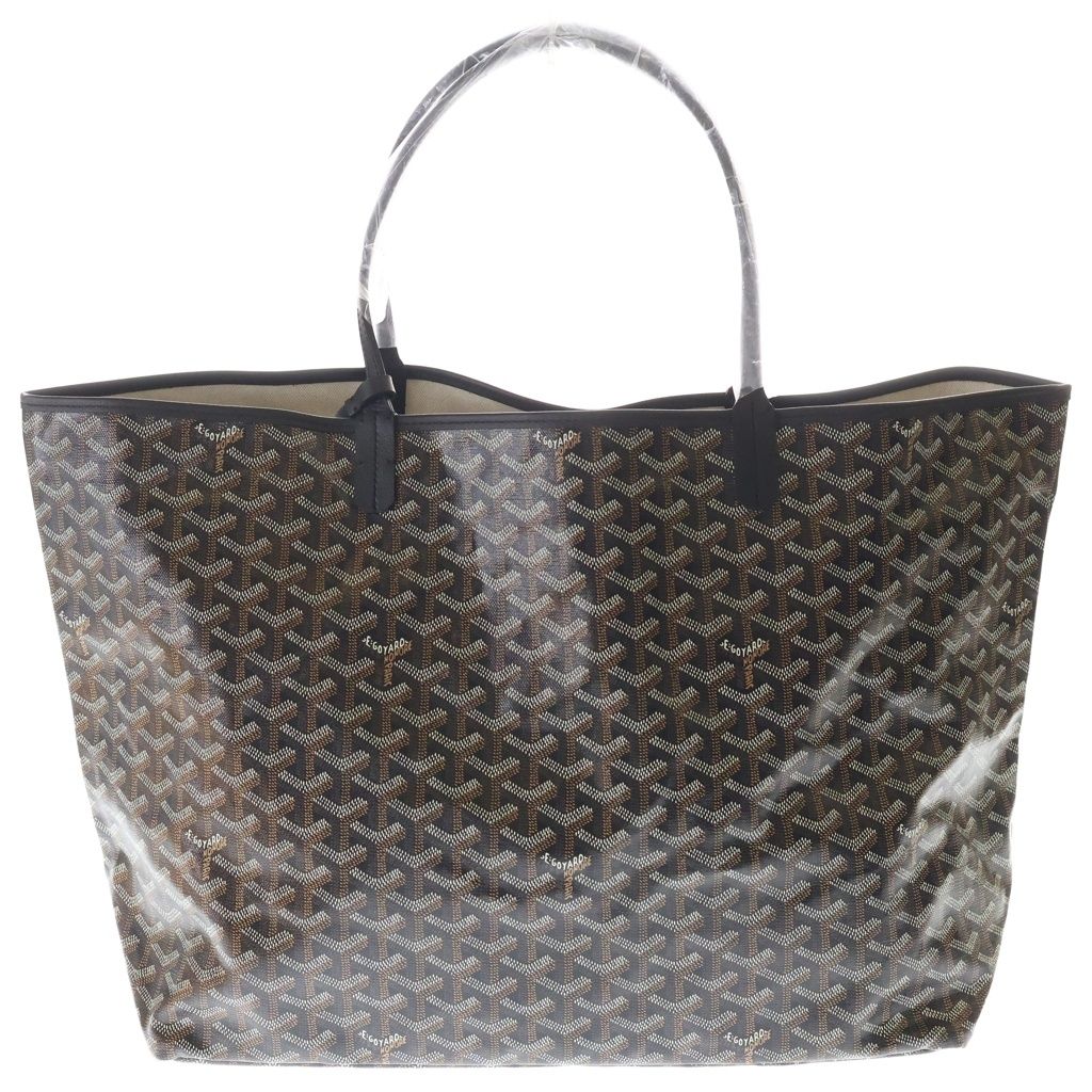 Goyard Saint Louis GM Tote Back Leather Brown Black
