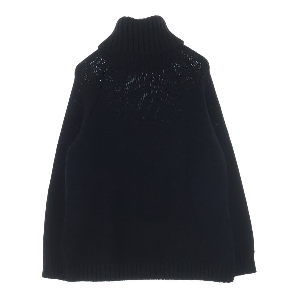 Fendi Logo Turtleneck Knit Black 40 Sweater — view 2