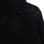 Fendi Logo Turtleneck Knit Black 40 Sweater — view 4