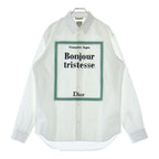 Dior Bookcover Book Cover Cotton Button Down Long Sleeve Shirt White