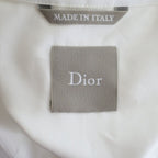 Dior Bookcover Book Cover Cotton Button Down Long Sleeve Shirt White — view 7