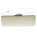 Gucci Ophidia GG Leather Shoulder Bag White — view 4