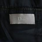 Dior Homme Front Belted Tailored Jacket Black — view 6