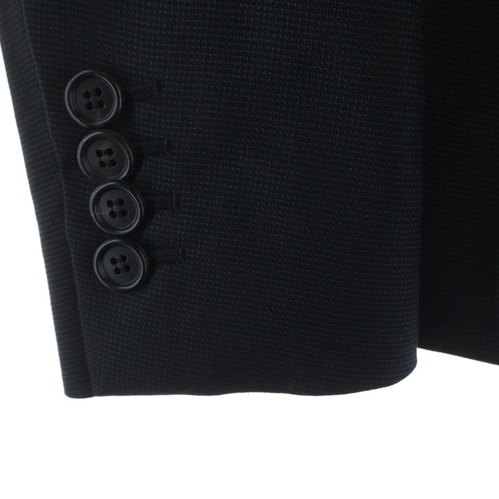 Dior Homme Front Belted Tailored Jacket Black — view 5