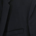 Dior Homme Front Belted Tailored Jacket Black — view 4