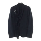 Dior Homme Front Belted Tailored Jacket Black