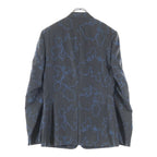 Dior Homme Flower Embroidery Tailored Jacket Gray — view 2
