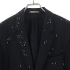 Dior Homme Stapler Decorative Tailored Jacket — view 3