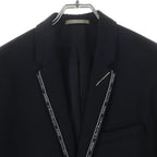 Dior Homme Atelier Tape Decoration Tailored Jacket Black — view 3