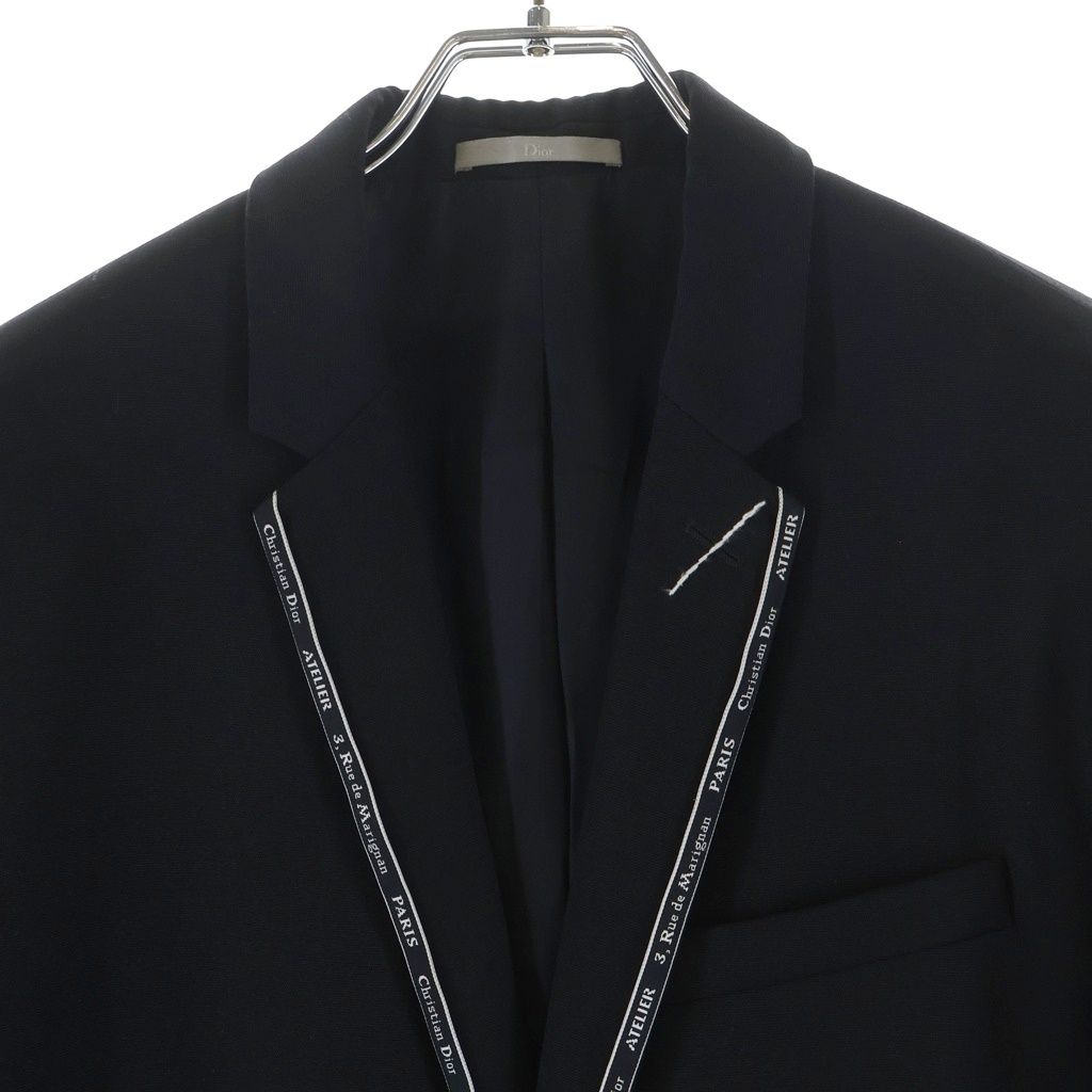 Dior Homme Atelier Tape Decoration Tailored Jacket Black — view 3