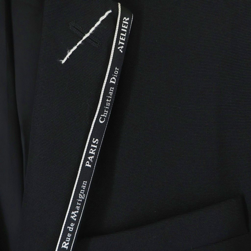 Dior Homme Atelier Tape Decoration Tailored Jacket Black — view 5