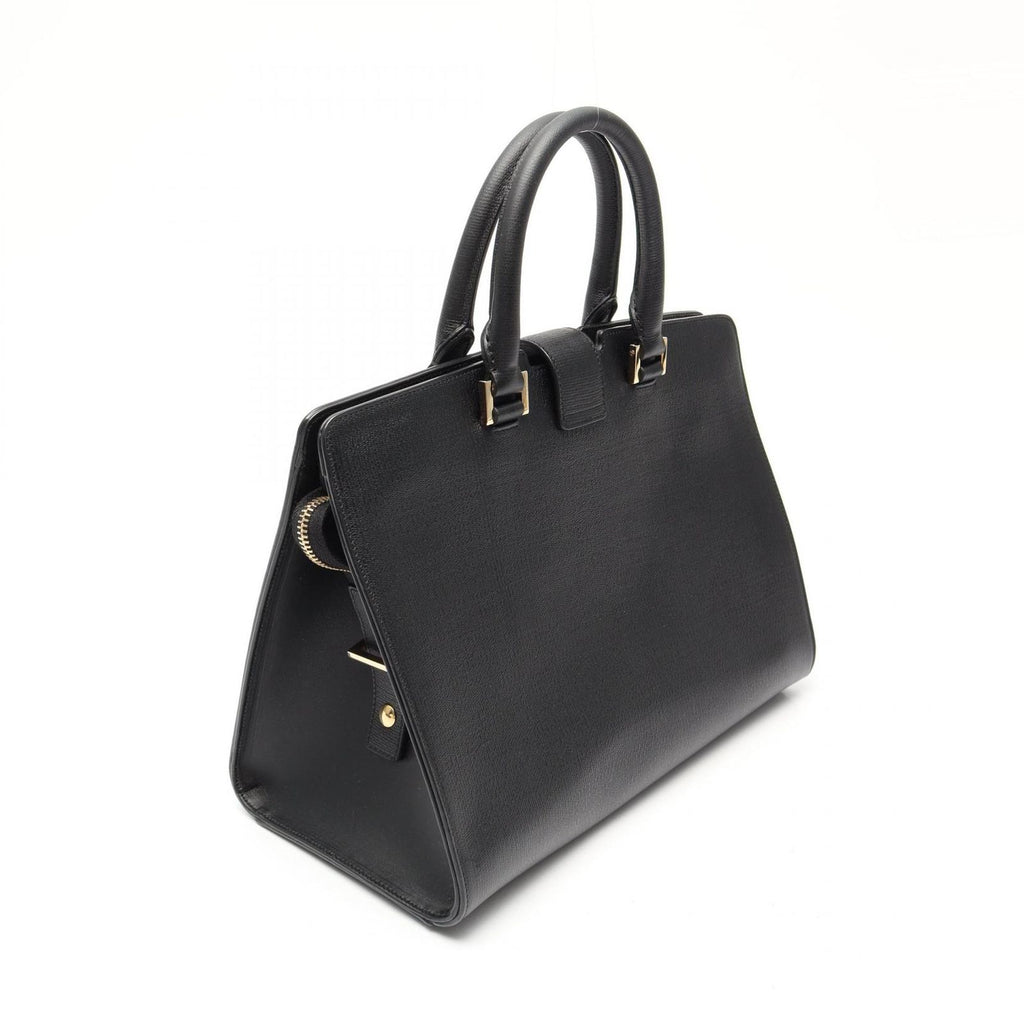 Saint Laurent Handbag Cabas Chic Black Leather — view 2