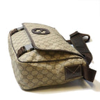 Gucci Shoulder Bag Interlocking GG Supreme Beige — view 2