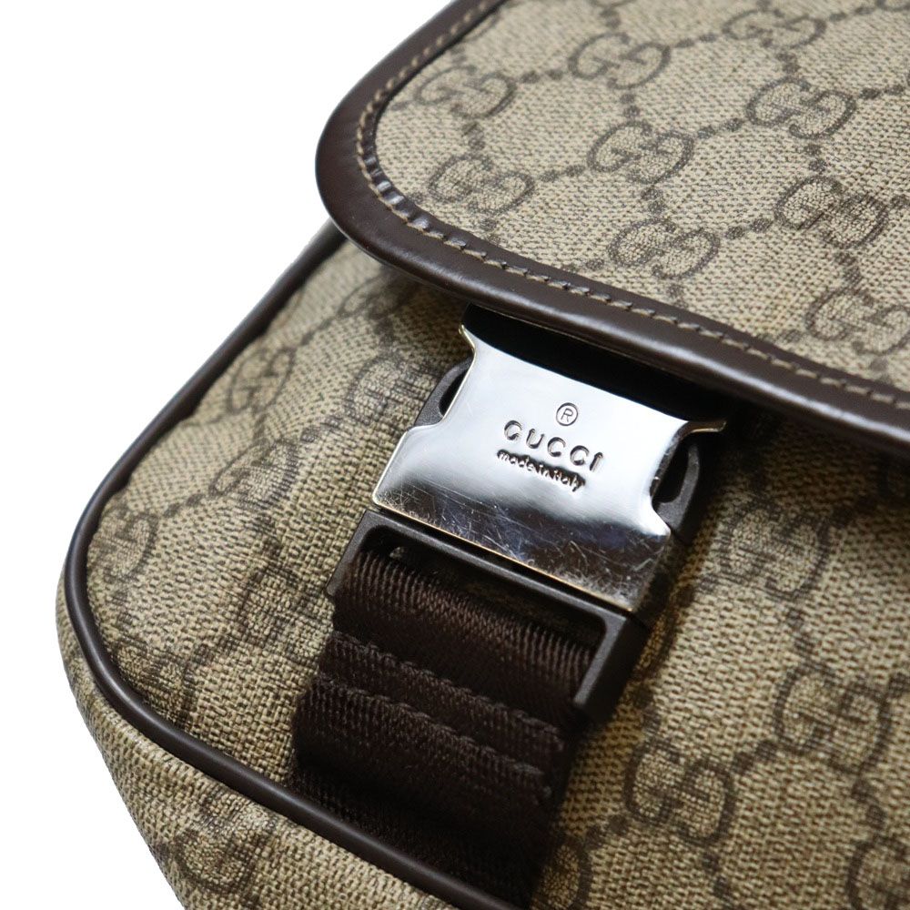 Gucci Shoulder Bag Interlocking GG Supreme Beige — view 7