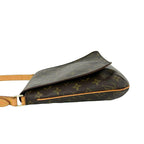 Louis Vuitton Musette Salsa Monogram Leather Logo Pattern Shoulder Bag Brown — view 5