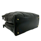 Saint Laurent Box Log Leather Tote Shoulder Bag Black — view 7