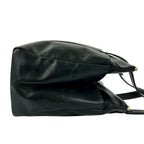 Saint Laurent Box Log Leather Tote Shoulder Bag Black — view 6