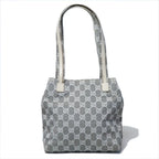 Gucci 002 GG Canvas Tote Bag Leather Gray — view 2