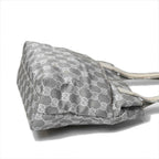 Gucci 002 GG Canvas Tote Bag Leather Gray — view 4