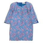 Dior Floral Dress 17 Blue Pink Purple — view 2