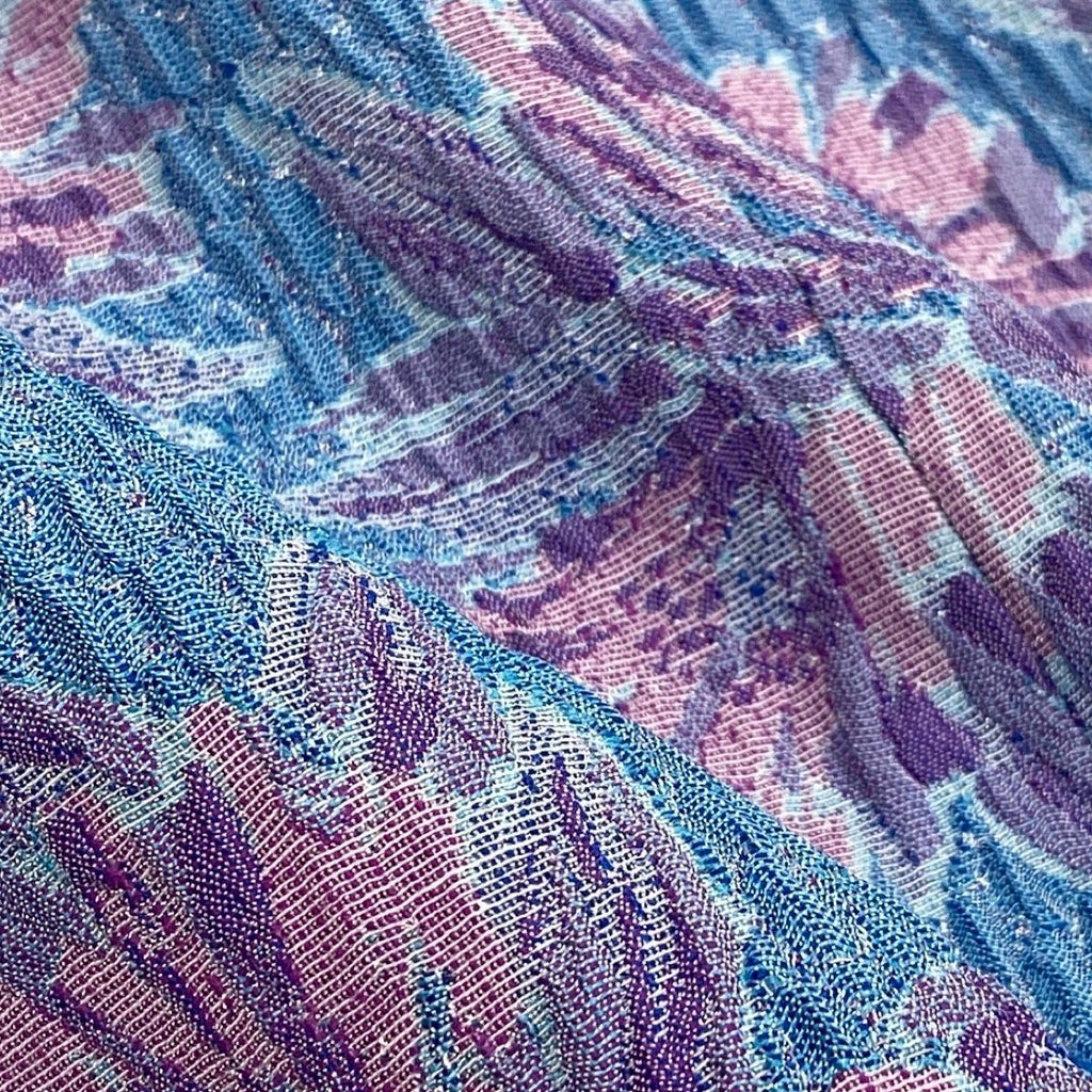 Dior Floral Dress 17 Blue Pink Purple — view 8