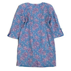 Dior Floral Dress 17 Blue Pink Purple — view 3
