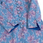 Dior Floral Dress 17 Blue Pink Purple — view 6