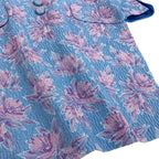 Dior Floral Dress 17 Blue Pink Purple — view 7