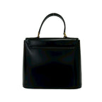 Saint Laurent Box Vintage YSL Logo Leather Handbag Mini Tote Black — view 3