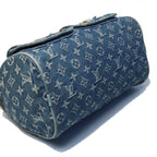 Louis Vuitton Neo Speedy Mini Boston Handbag Monogram Denim Blue — view 7