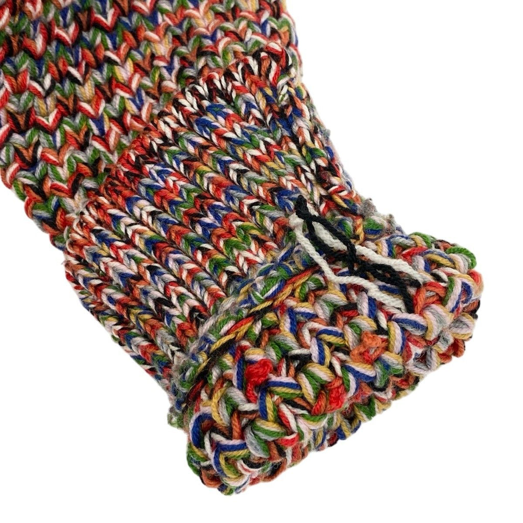 Chanel Middle Gauge Mixed Knit Sweater High Neck 34 Multicolor Wool — view 7