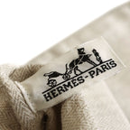Hermes Pouch Aline de Twal Ash Canvas Ivory — view 5