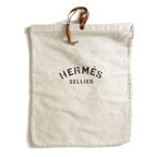 Hermes Pouch Aline de Twal Ash Canvas Ivory