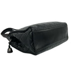 Chanel Quilted CC Logo Lambskin Shoulder Bag Tote Black — view 7
