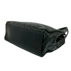 Chanel Quilted CC Logo Lambskin Shoulder Bag Tote Black — view 8