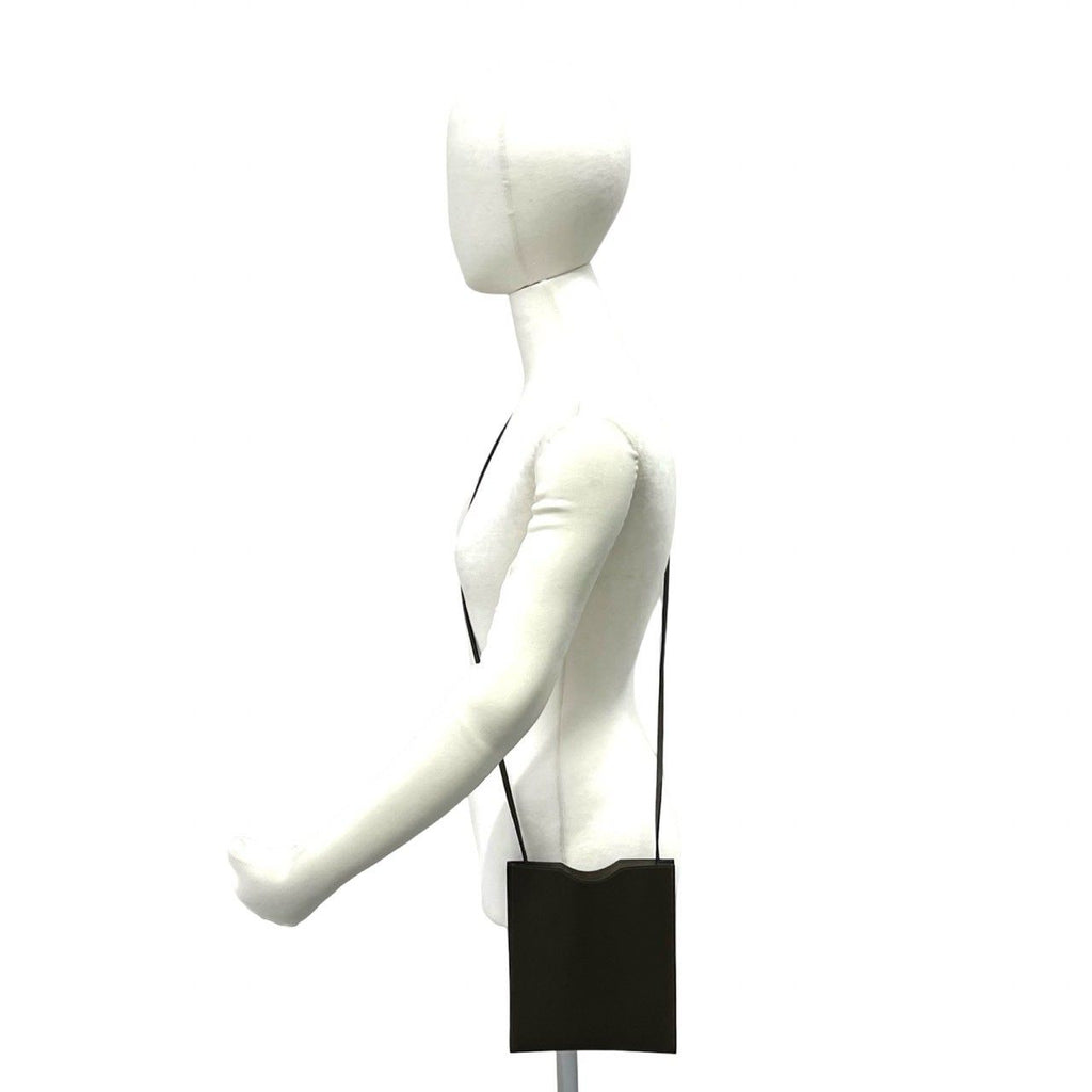 Hermes Onimaitou Box Calf Mini Shoulder Bag Pochette Crossbody Khaki — view 2
