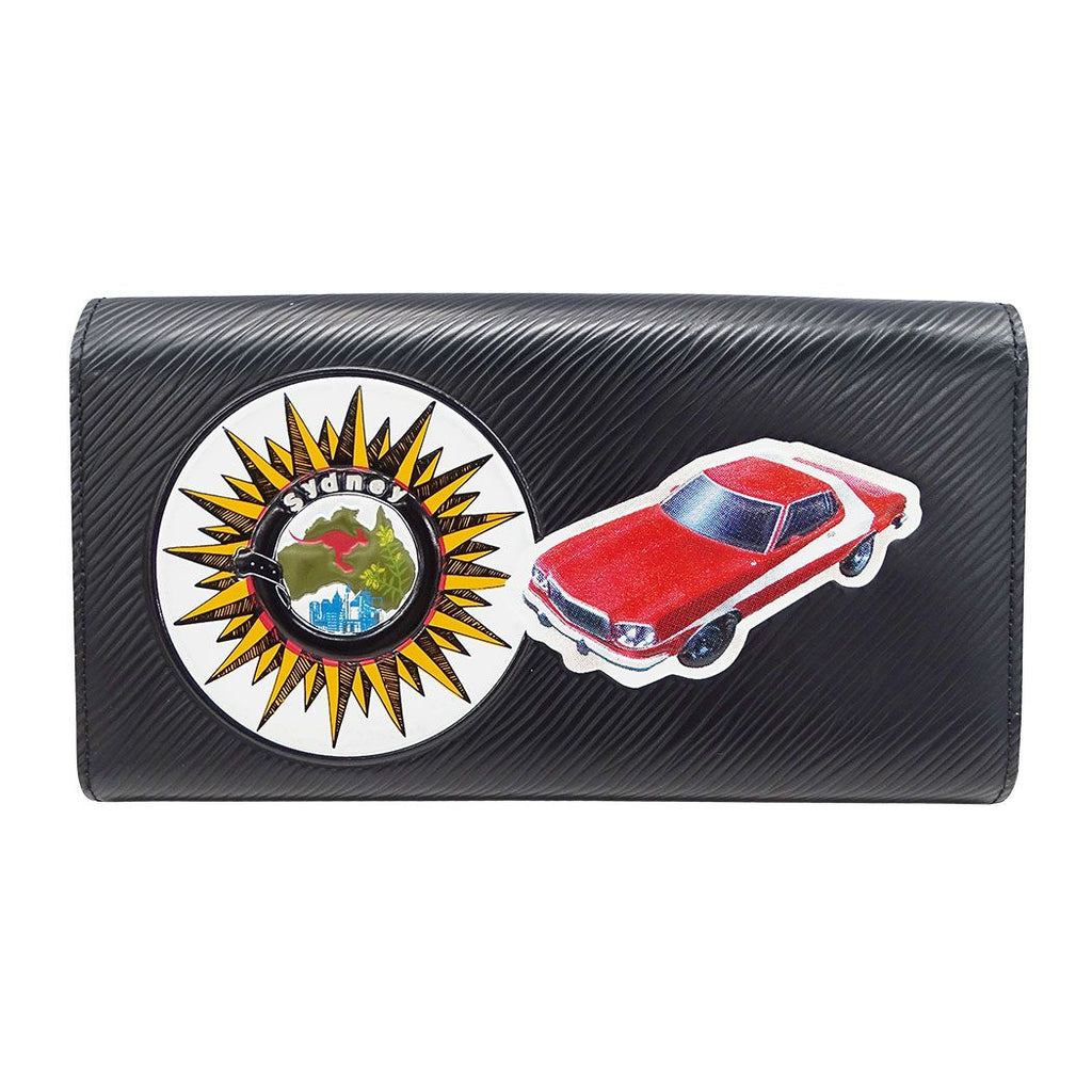 Louis Vuitton Wallet Epi Leather Portefeuille Twist Noir Black Multicolor — view 2
