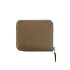 Hermes Azap Silk in Compact Veau Coin Case Card Etoupe — view 2