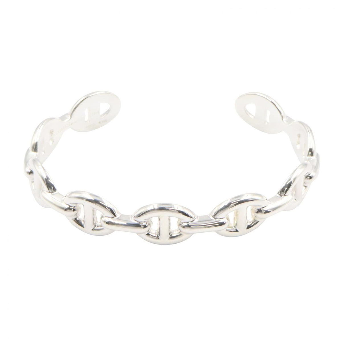 Hermes Bracelet Chaine D'Ancre 15.5 925 Sterling Silver Enchainee