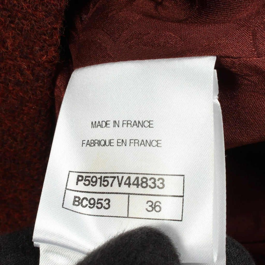 Chanel CC Logo Button Tweed Wool Jacket — view 6