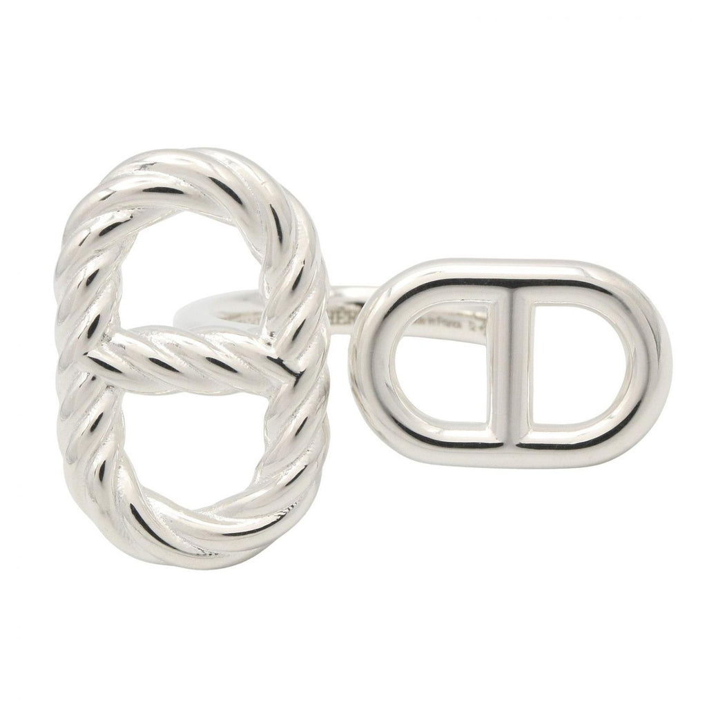 Hermes Ring Area 925 Sterling Silver — view 2