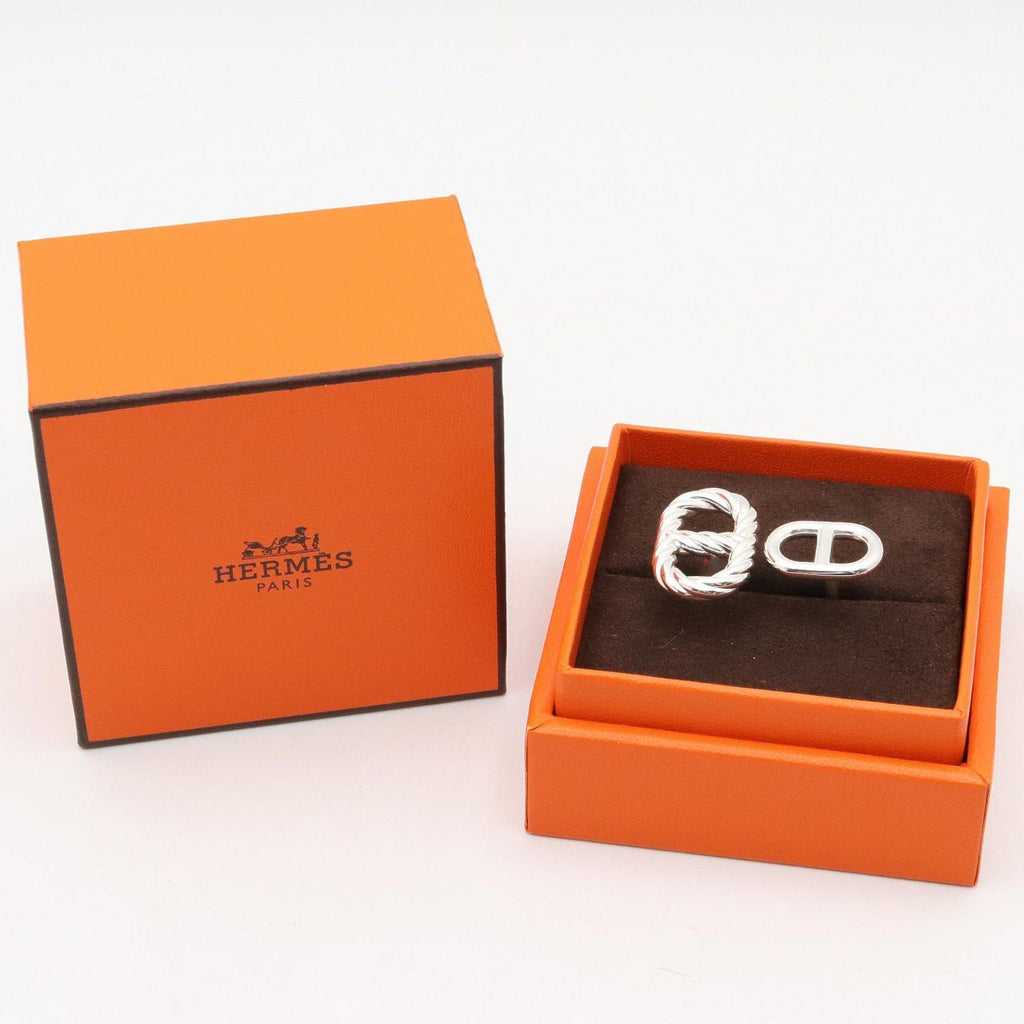 Hermes Ring Area 925 Sterling Silver — view 8