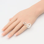 Hermes Ring Area 925 Sterling Silver — view 7