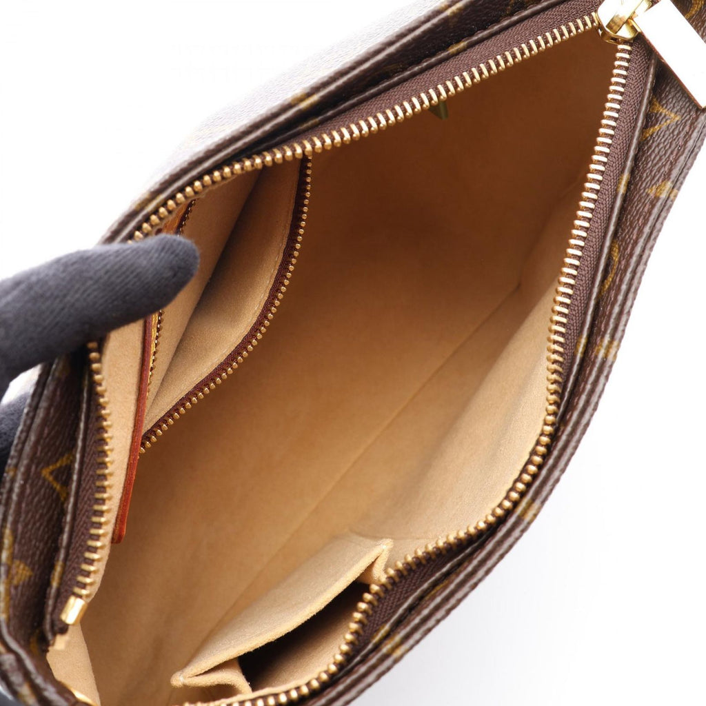 Louis Vuitton Shoulder Bag Looping MM Canvas Leather — view 3