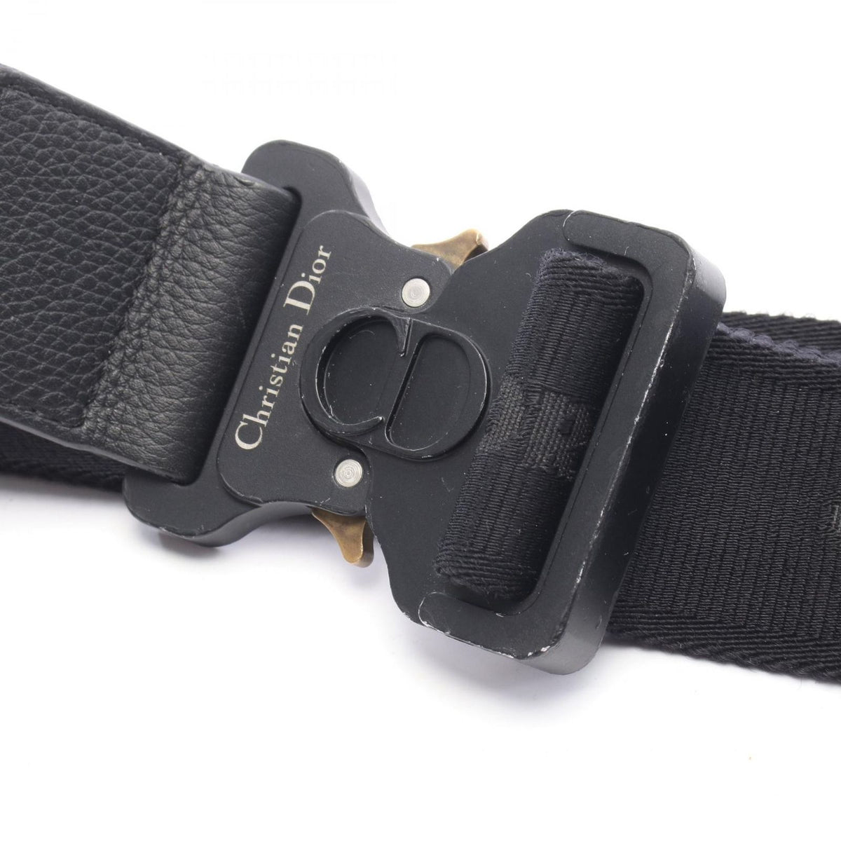 Dior Waist Bag Saddle Black Leather — view 7